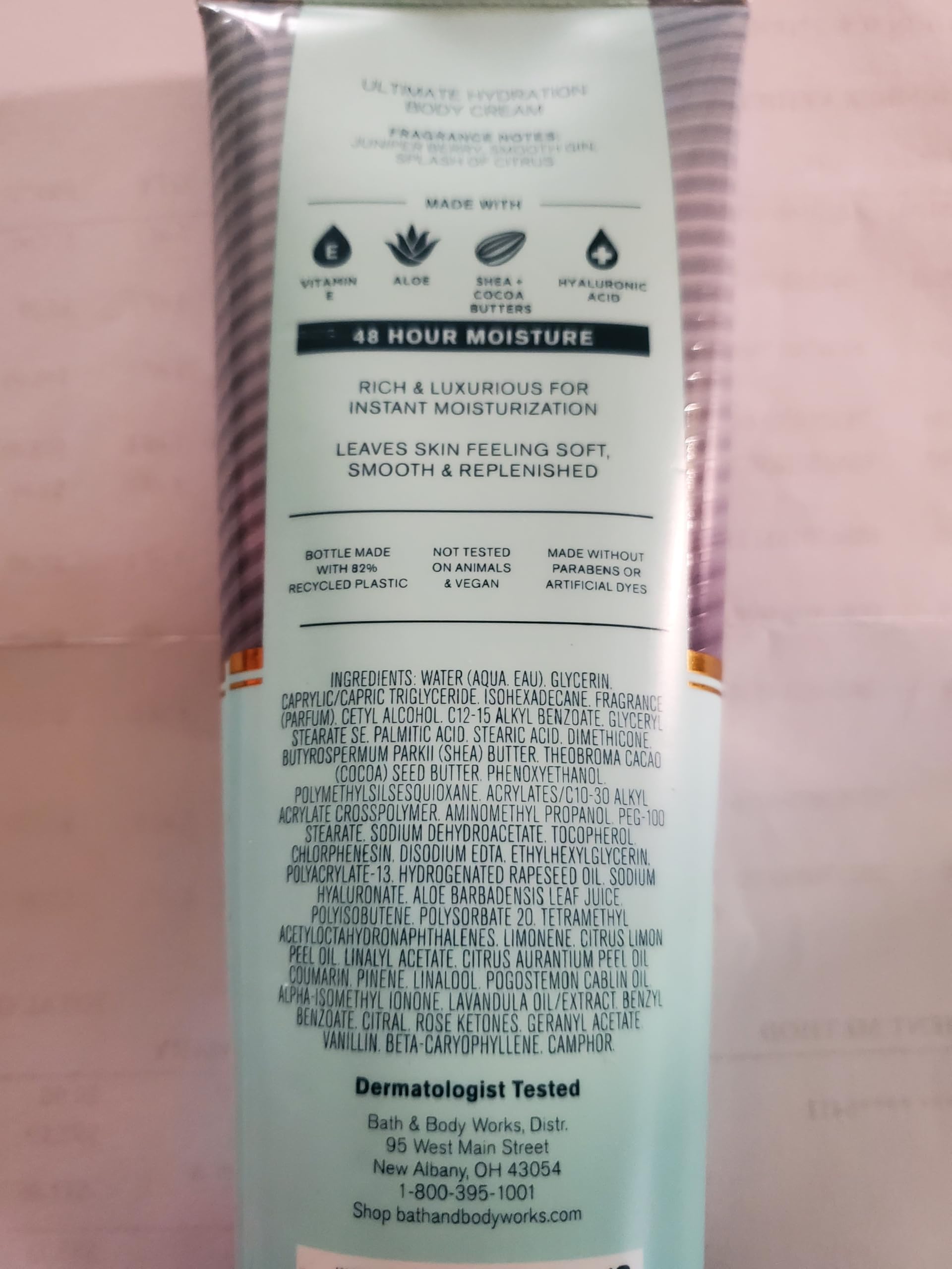 Bath & Body Works crema suave, hidrata y suaviza la piel.