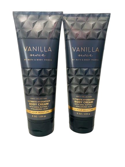 Bath & Body Works Vanilla Noir crema corporal en bote para hidratación suave diaria.