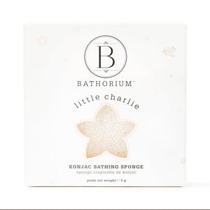 Bathorium Little Charlie Konjac: esponja suave para piel de bebé, uso diario.