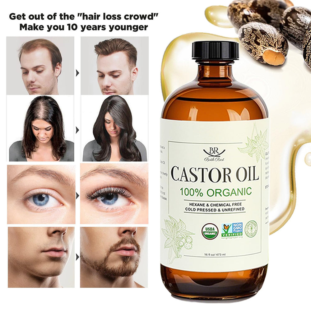 Bathrest aceite de ricino para cejas: brillo definido