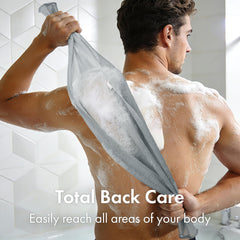 Bathway: tamaño amplio para cubrir todo el cuerpo durante la ducha.