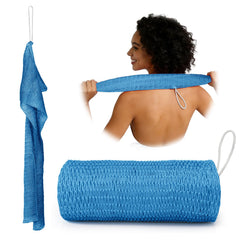 Bathway esponja africana de redes con nudos para exfoliación suave