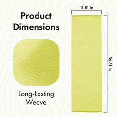 Bathway toallita exfoliante de nylon: secado rápido y correa para colgar.