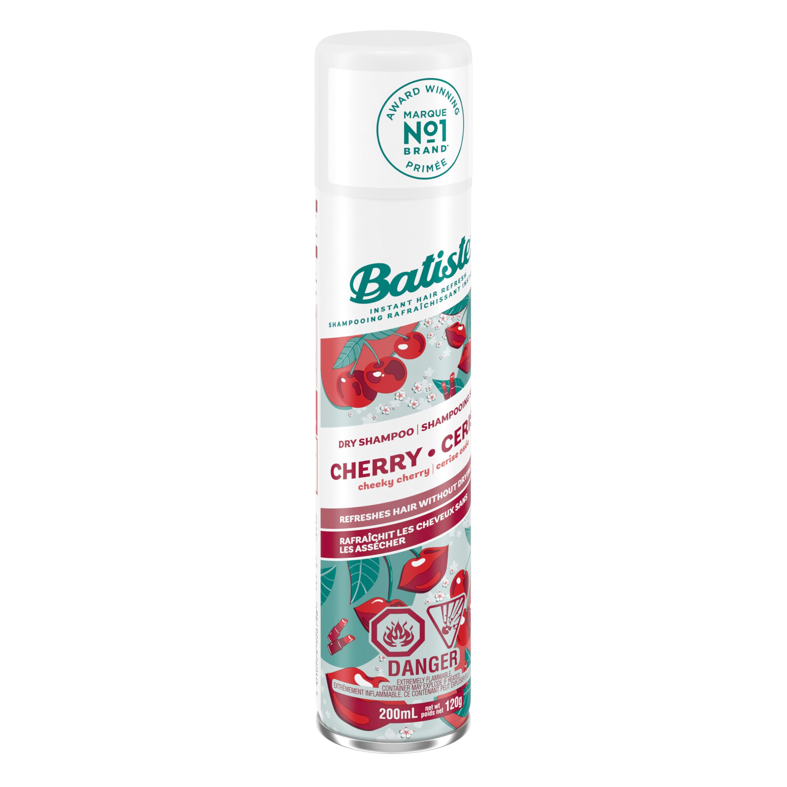 Batiste Cereza, cabello limpio y fresco al instante.