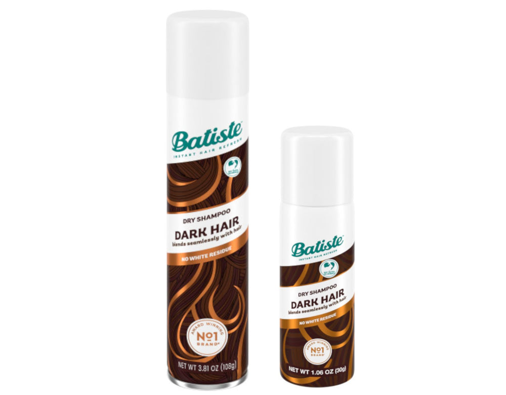 Batiste champú seco para cabello oscuro: lata fresca que refresca entre lavados.