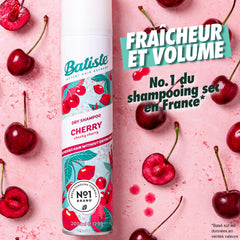 Batiste Champu Seco Cereza: refresco instantaneo para días entre lavados.