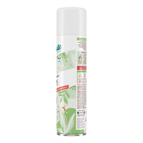 Uso portable de Batiste Bare Champú Seco para llevar en bolsa.