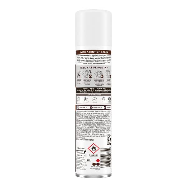 Batiste champú seco cabello oscuro: refresca y da cuerpo sin residuo.