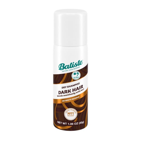 Batiste champú seco tamaño viaje: mini práctico para retoques en cualquier lugar.