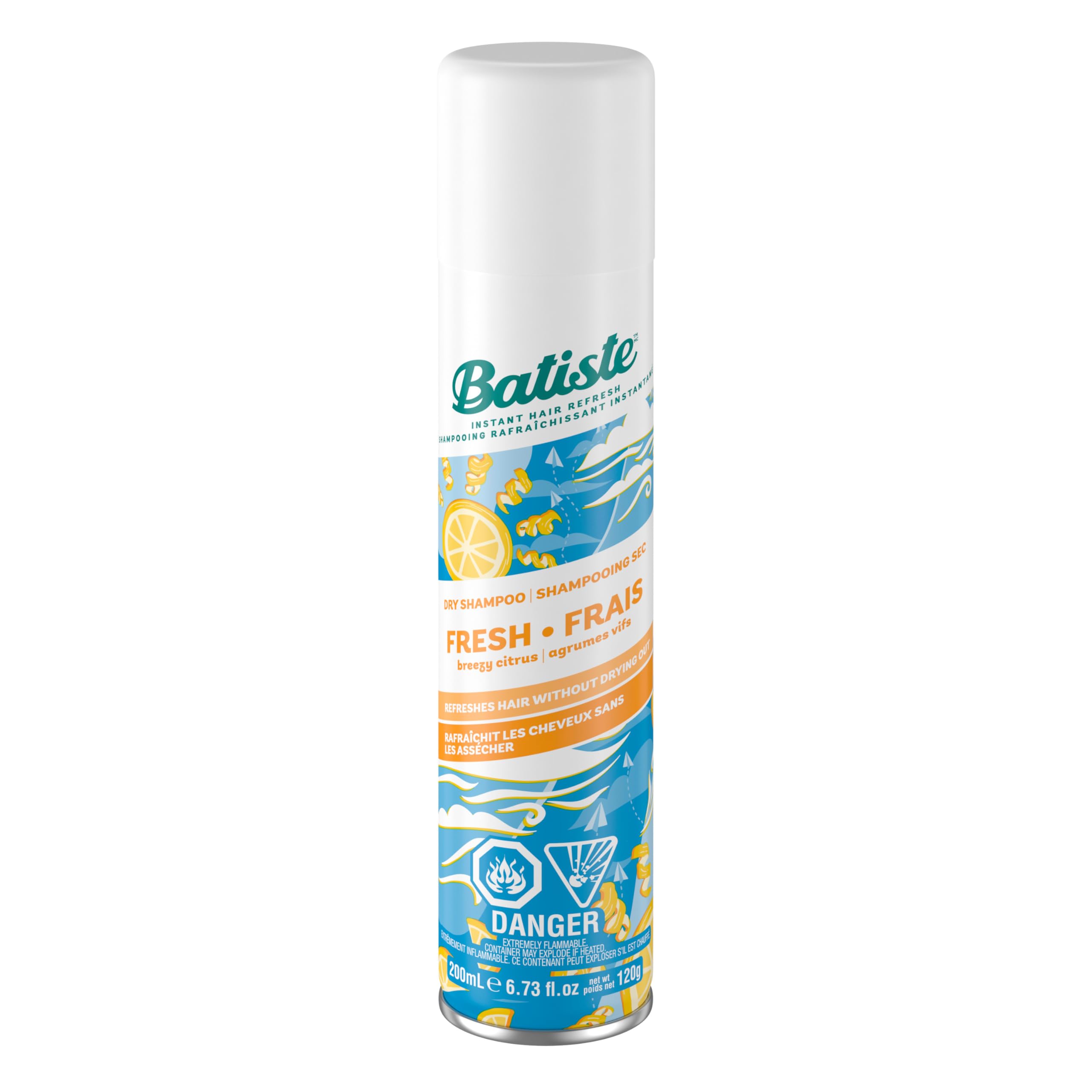 Batiste Fresh, botella frente, ofrece frescura inmediata y uso rápido.