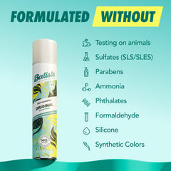 Batiste Original textura y volumen para un peinado con cuerpo.
