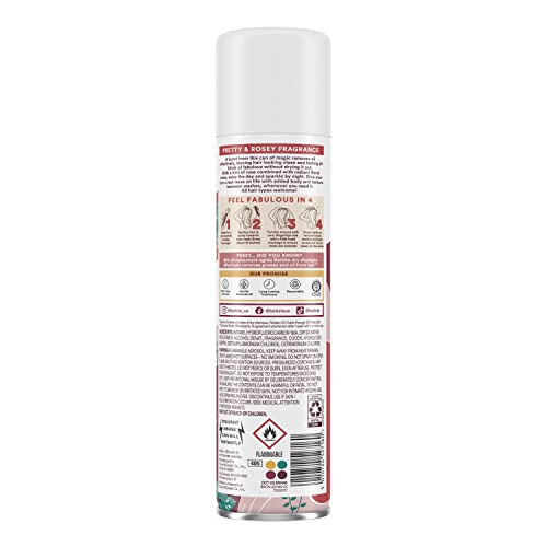 Pulverizador de champú seco Batiste Rose Gold listo para usar en raíces.