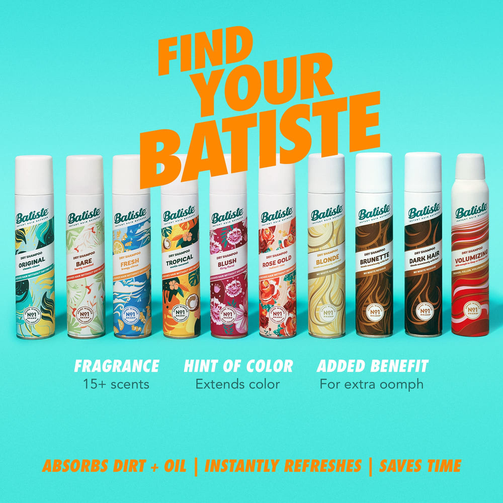 Batiste Tropical: masaje con dedos para distribuir y activar la absorción.
