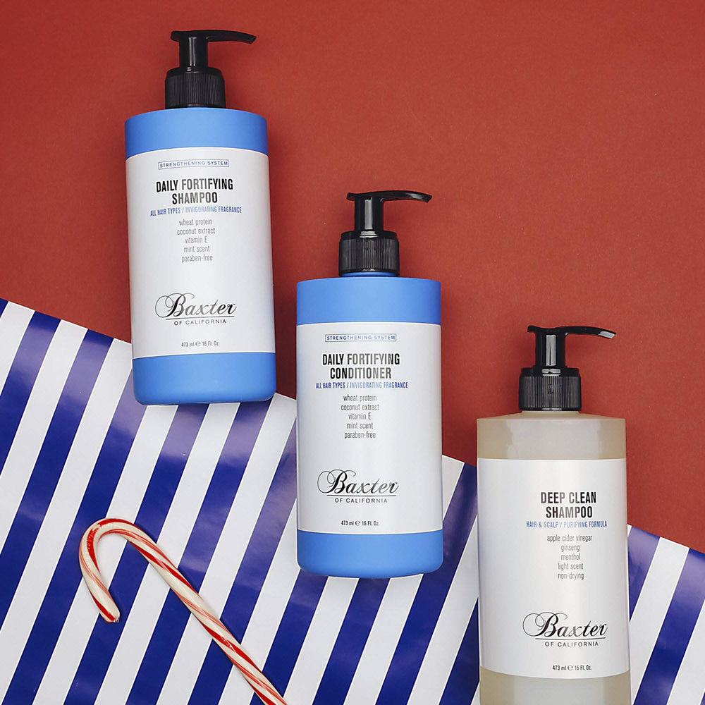 Etiqueta sin sulfatos de Baxter of California Deep Clean para cabello saludable