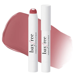 bayfree bálsamo labial tintado violeta vintage aporta color suave e hidratación diaria