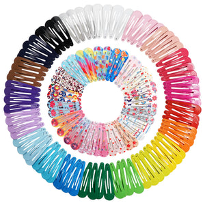 BBGifts clips de pelo 120 piezas coloridas para peinados rápidos y duraderos.