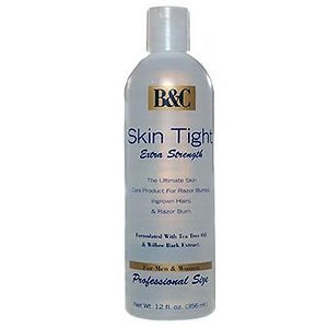 B&C Skin Tight ungüento para protuberancias, botella 12 oz, uso posafeitado