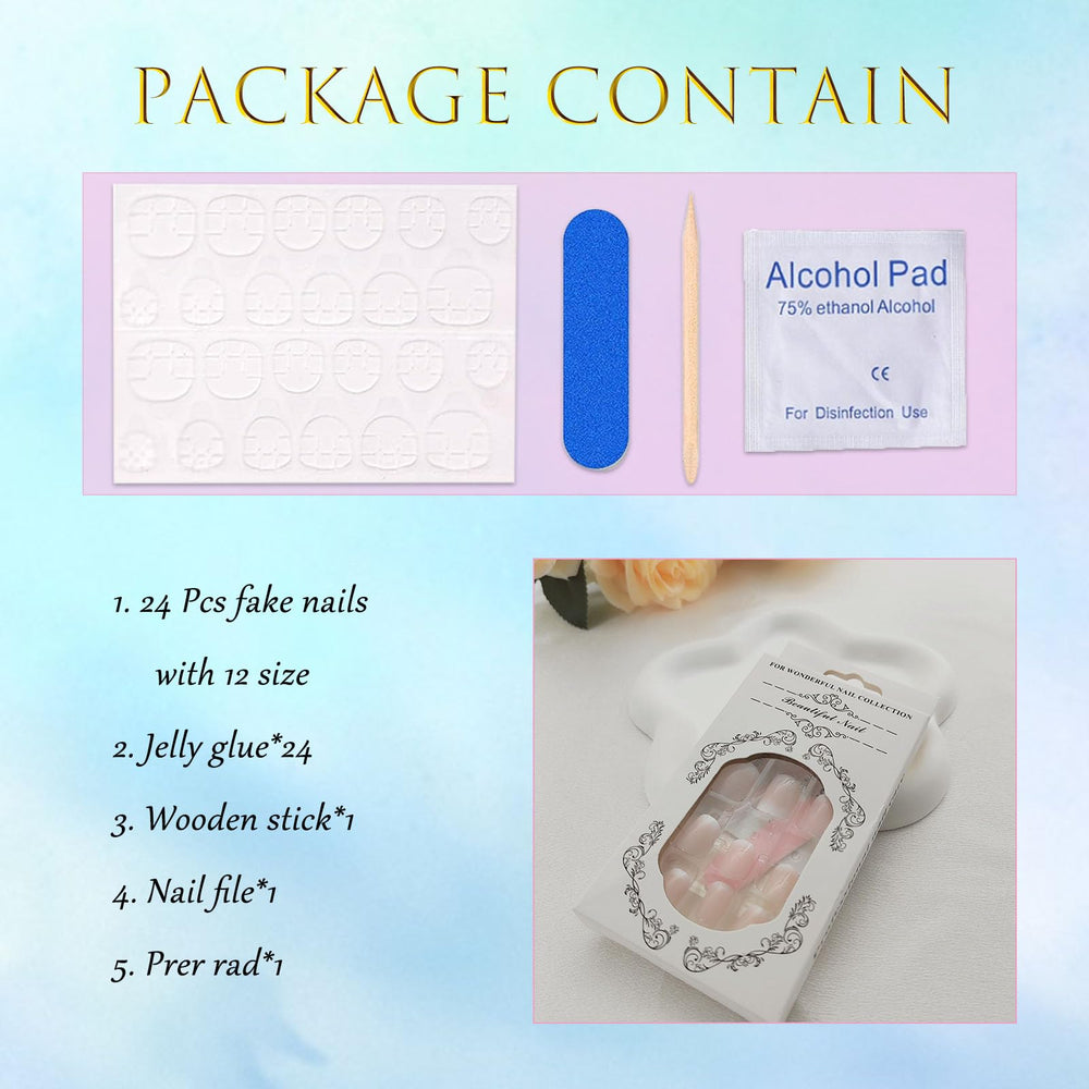 BDKAIWU uñas postizas, duración flexible para cualquier plan.