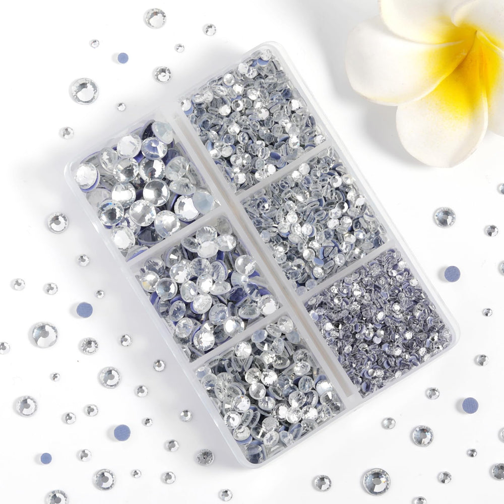 BEADSLAND cristales con adhesivo térmico en varios tamaños para detalles brillantes.