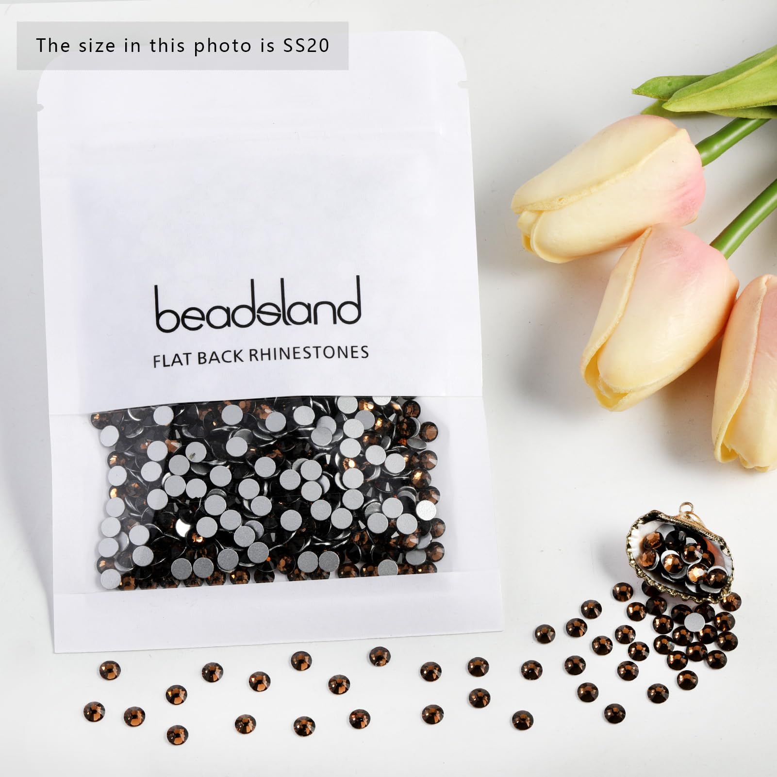 BEADSLAND rinestones uso múltiple, decoraciones para manualidades, bolsos y zapatos.
