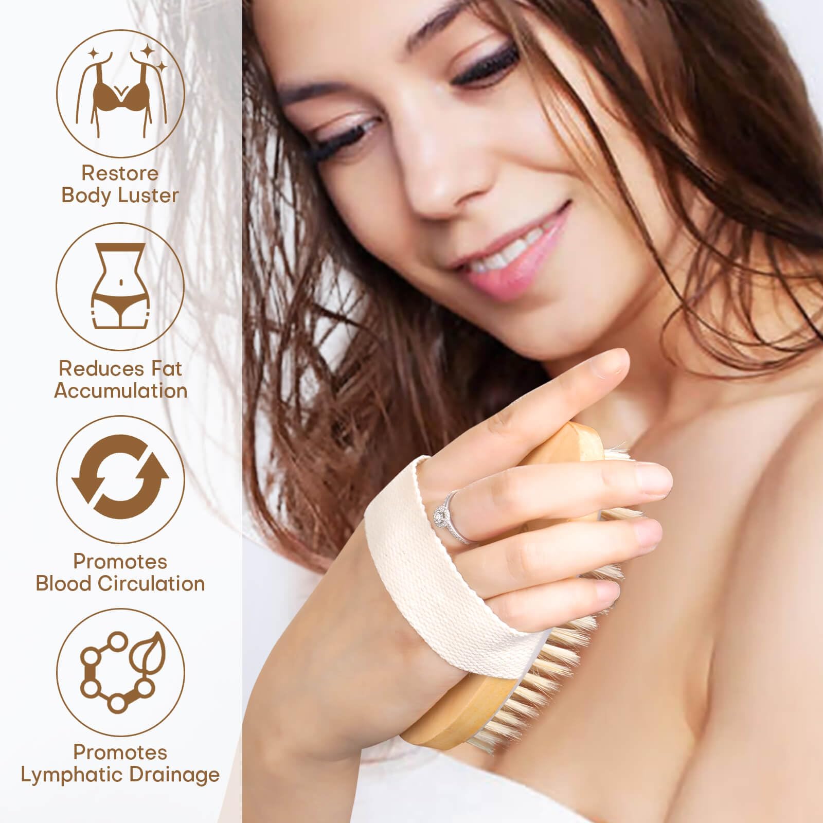 Bealihelp diseño ovalado ergonómico para la ducha