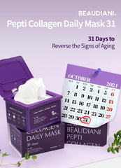 BEAUDIANI Pepti Collagen, fórmula con 7 colágenos y 6 péptidos para firmeza.