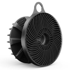 BEAUTAIL cepillo silicona dos en uno para cuerpo con exfoliación suave.