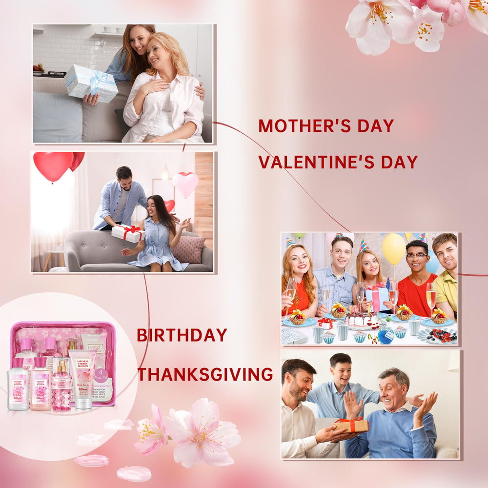 Conjunto regalo Beautifier Life, flor de cerezo japonesa para sorprender
