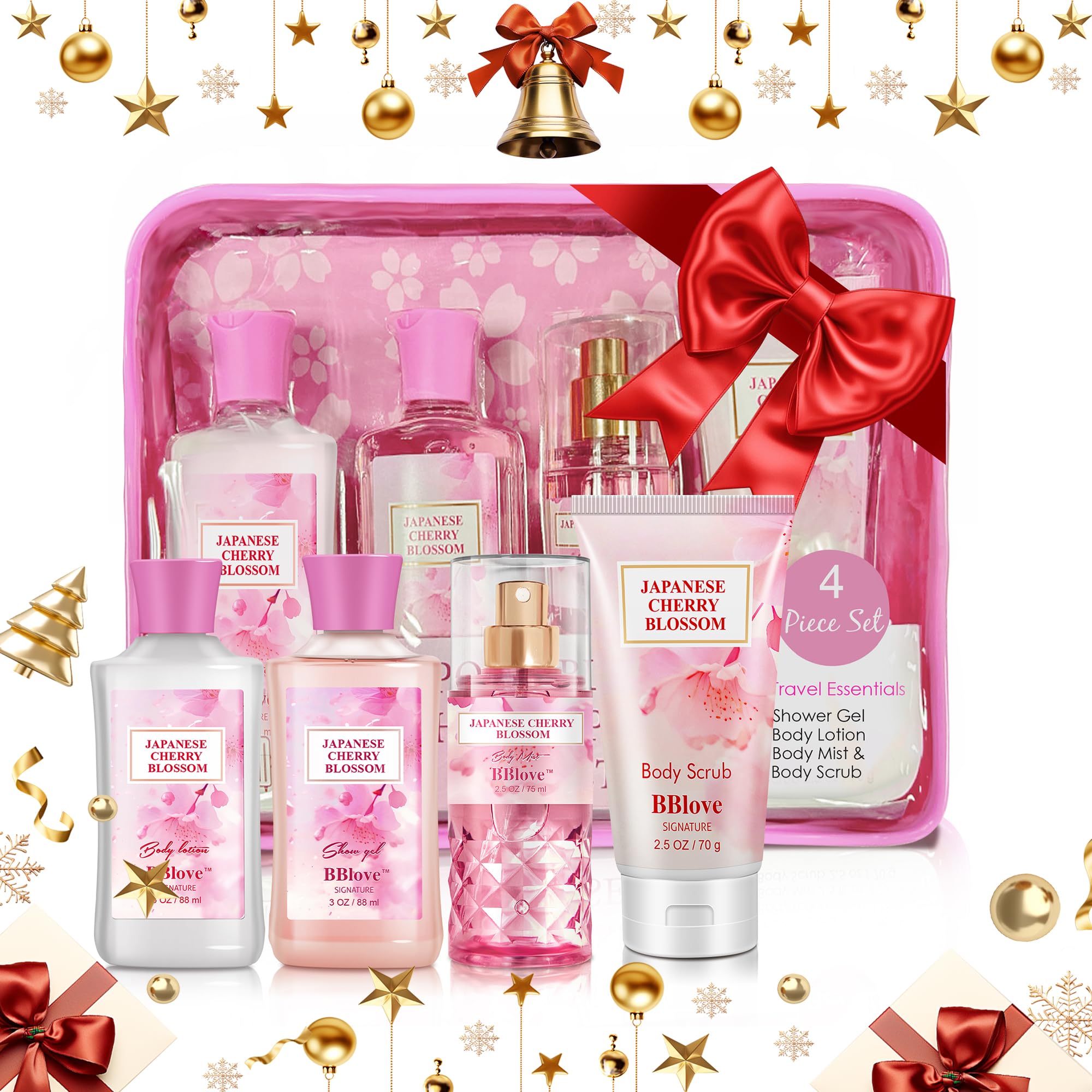 Beautifier Life loción corporal con cerezo japonés, hidratación suave diaria