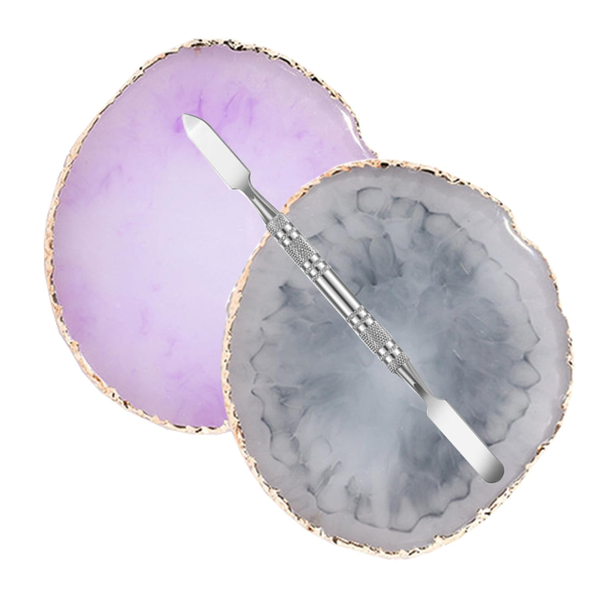 Paleta de resina Beautifultracy para uñas, mezcla suave y fácil de limpiar.