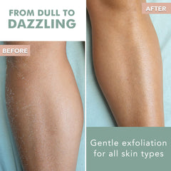 Beauty by Earth exfoliante corporal menta-arbol-de-te, textura de granos para exfoliar suavemente