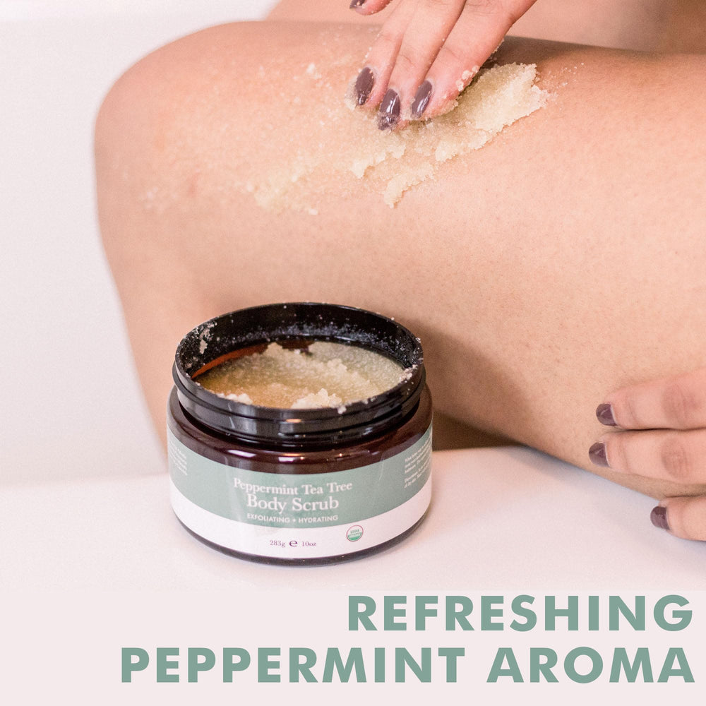 Beauty by Earth exfoliante corporal menta-arbol-de-te, uso recomendado tras ducha