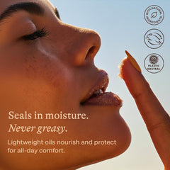 Labios agrietados reparados con exfoliante labios mentolado