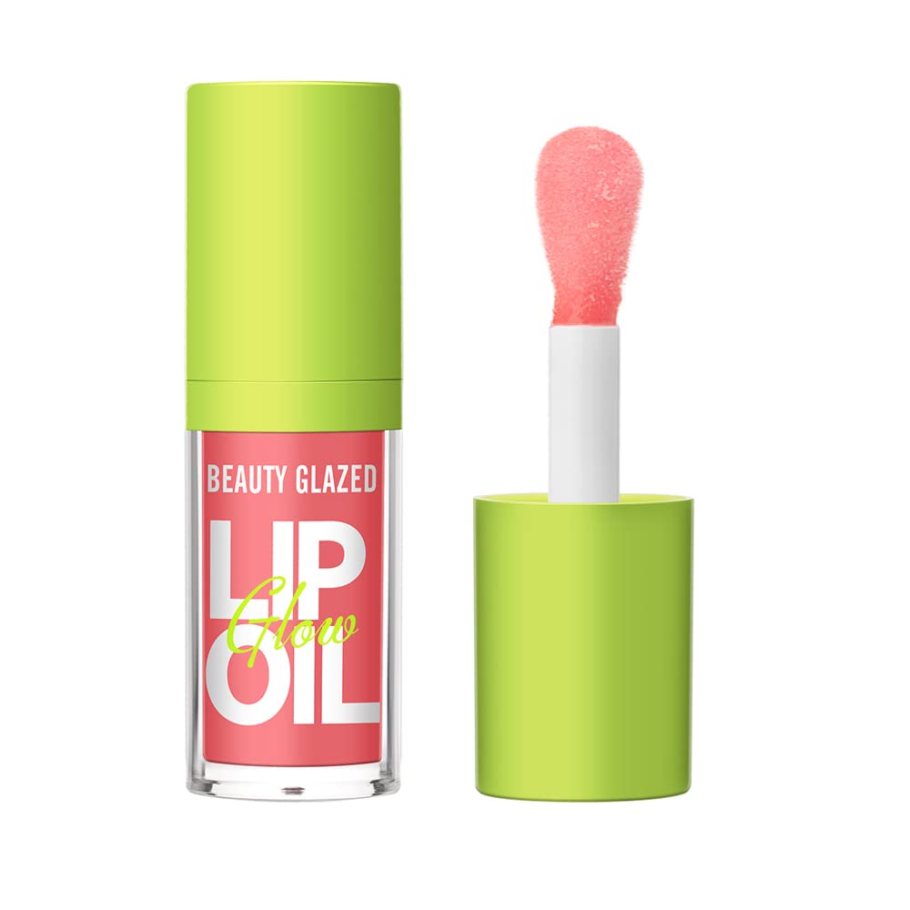 Beauty Glazed aceite para labios con brocha grande para aplicación precisa y cobertura uniforme