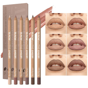 Beauty Glazed delineador labial nude marrón, definición precisa para un trazo suave.