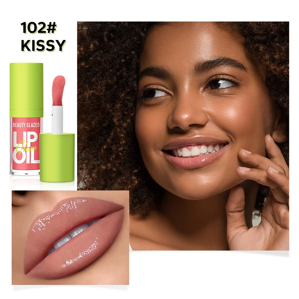 Beauty Glazed brillo en labios sin sensación pegajosa para uso diario