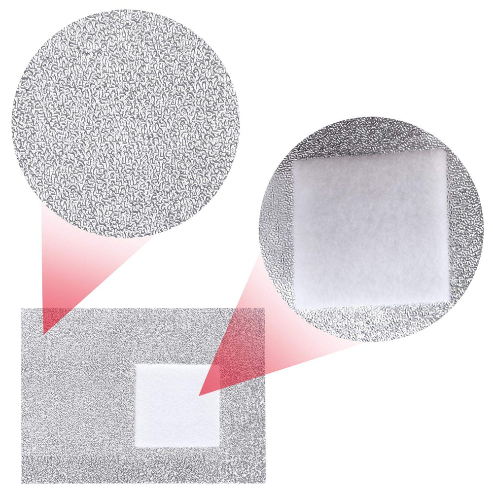 Beauty Max: dimensiones de foil 3.6x2.5 pulgadas para un envoltorio completo.
