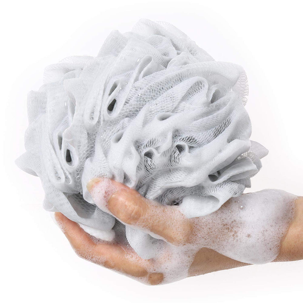 Beautyinside BTYMS esponja de ducha gris para exfoliación suave y uso diario