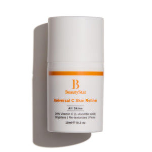BeautyStat Universal C Skin Refiner: botella con dispensador para dosificación suave
