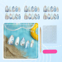 BEAWTH uñas 3D cat-eye con brillo para destacar.