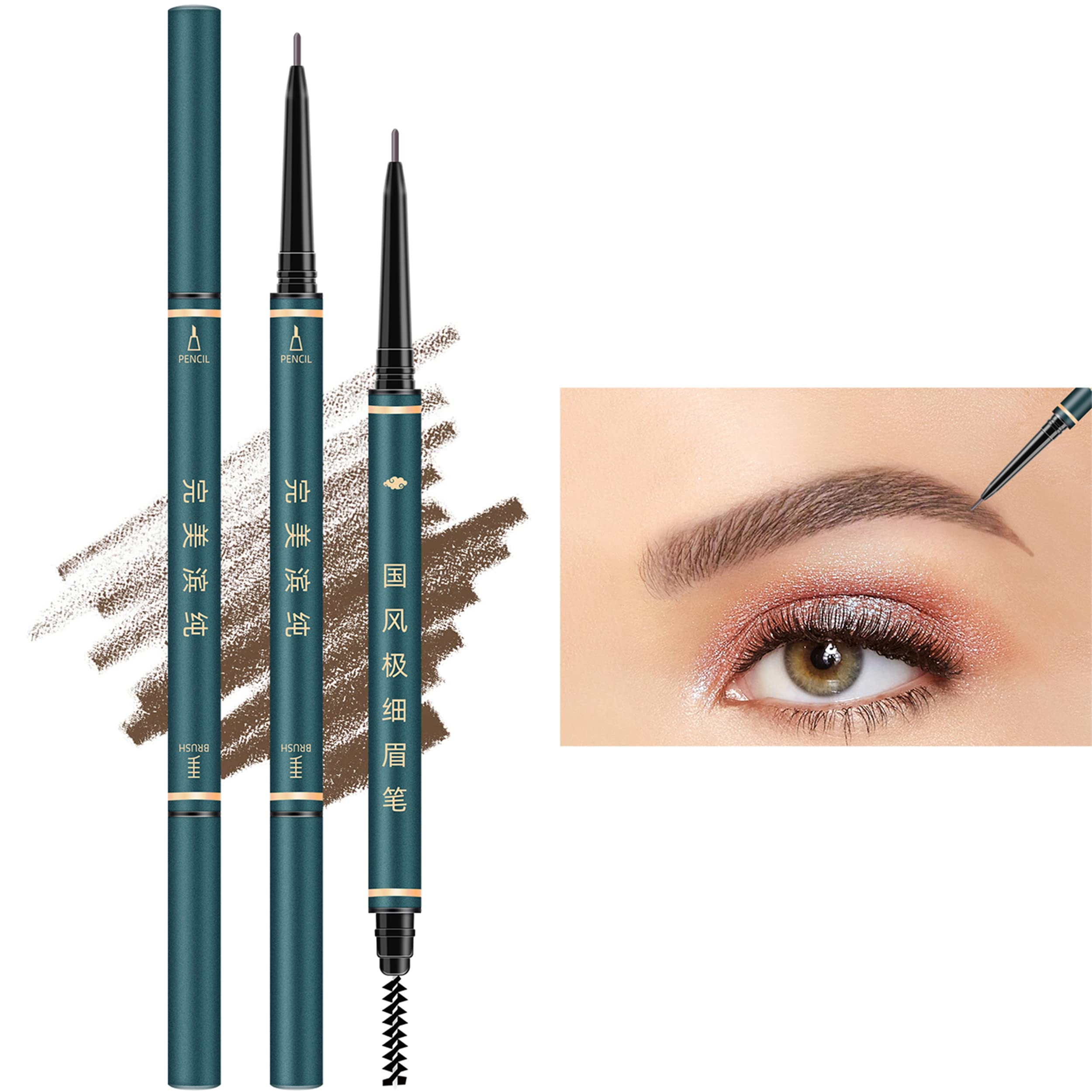 Bechy Cejas: lápiz ultra fino, punta 1.5 mm, trazos naturales.