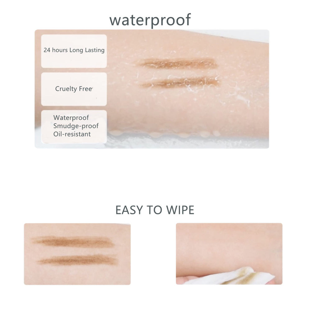 BECHY kit cejas con 3 lápices marrones y afilador incluido