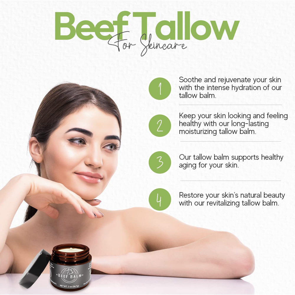 Beef Balm – ingredientes naturales de res, nutrientes para la piel