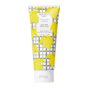 Beekman 1802 crema de manos Sunshine Lemon en botella de 2 oz para hidratación suave