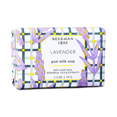 Beekman 1802 Jabon leche de cabra lavanda, espuma cremosa para manos y cuerpo.