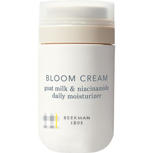Beekman 1802 Bloom Cream envase de 100 ml para hidratación ligera.