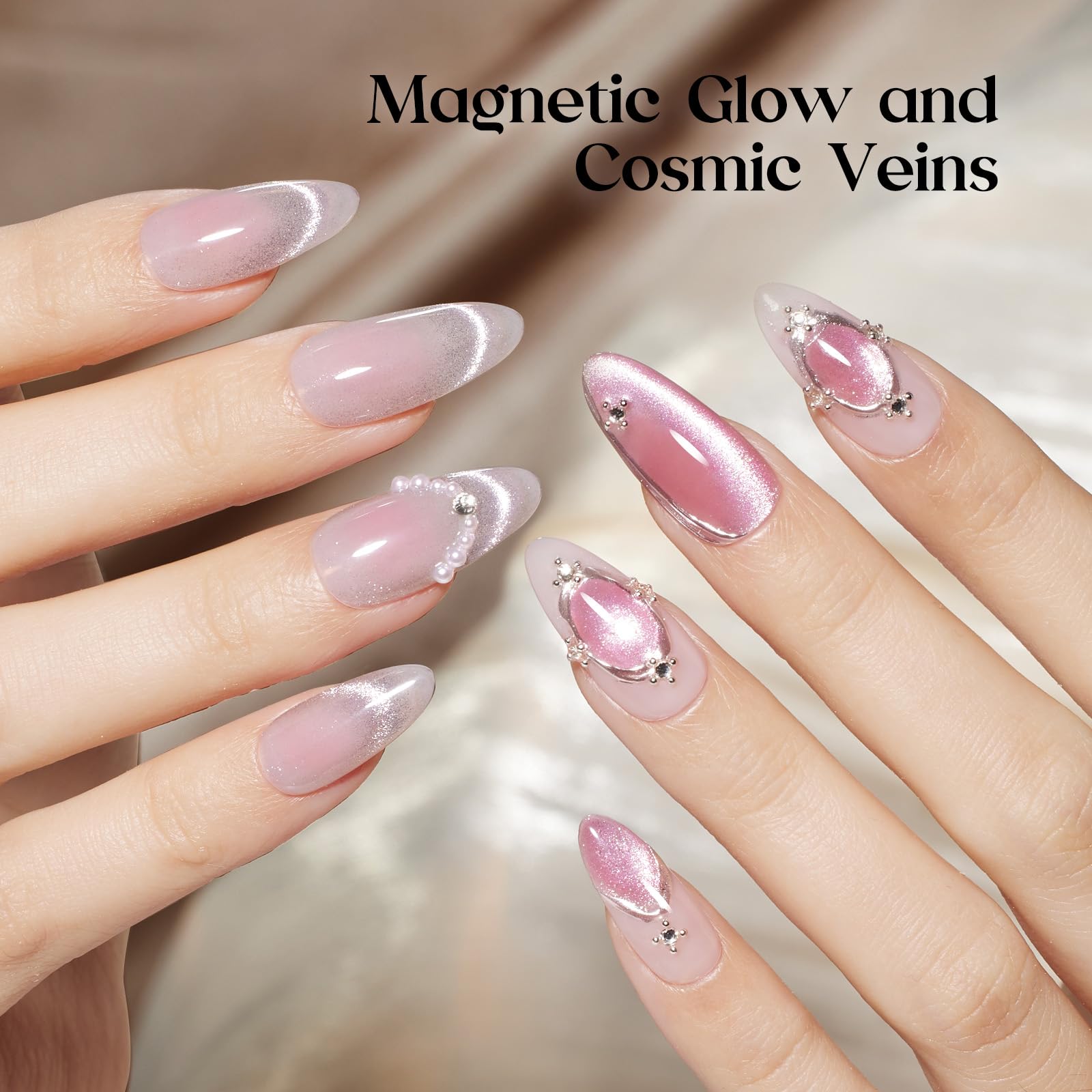 Beetles Esmalte Ojo de Gato purpura ligero para eventos