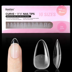 Beetles Curve-EX: puntas almendra para un acabado natural y duradero.