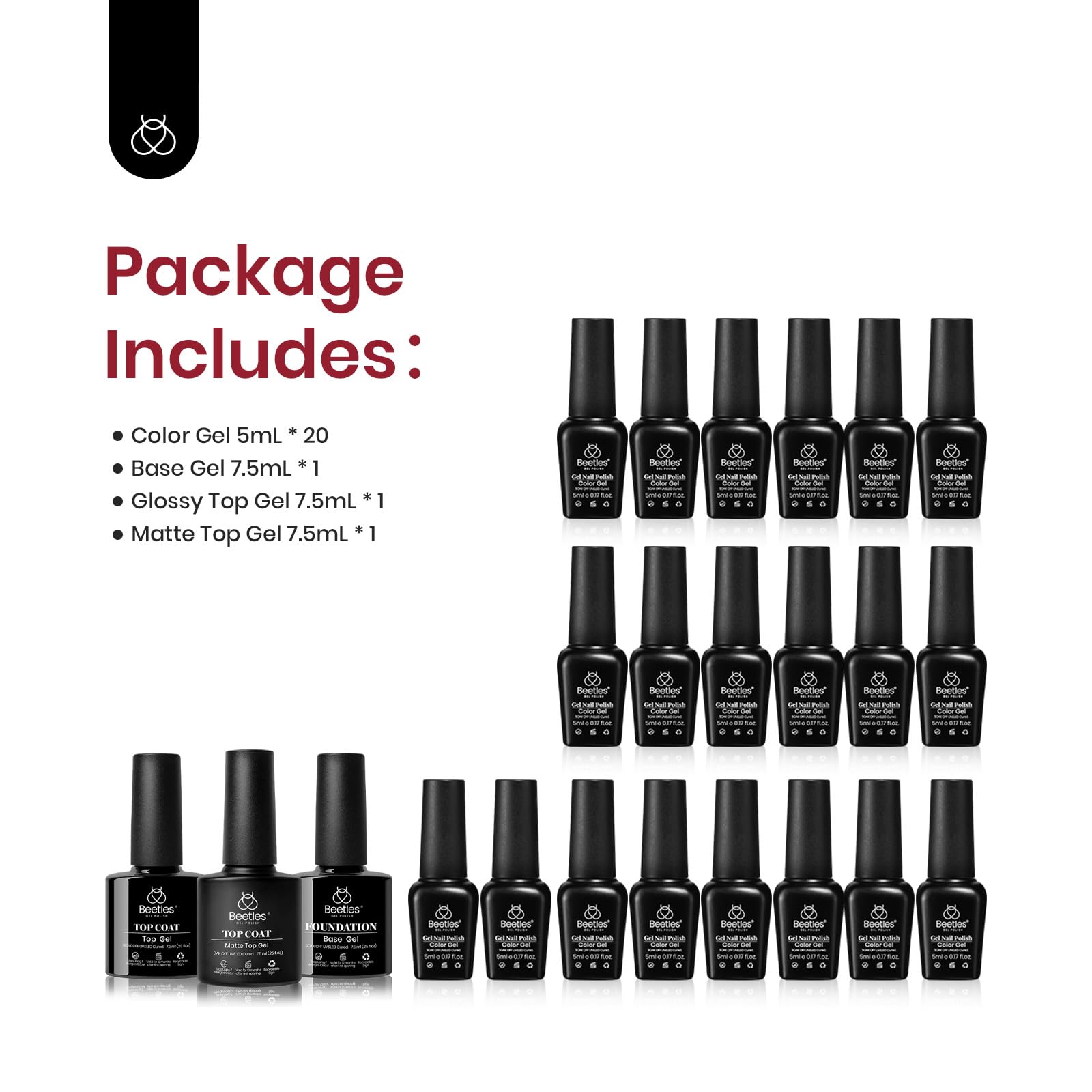 Beetles Durabilidad: manicura que puede durar varias semanas.