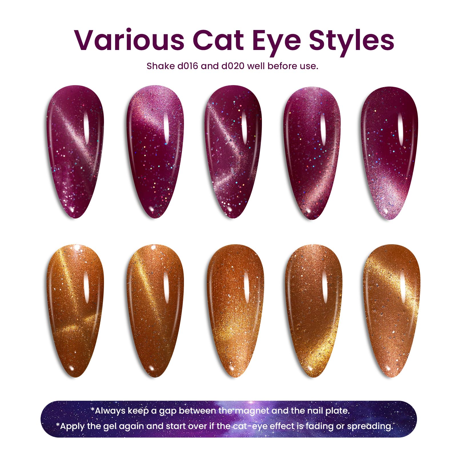 Beetles: efecto ojo de gato curado en 60 segundos para resultados profesionales